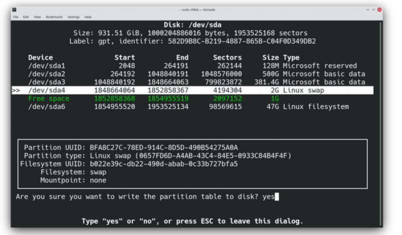 如何使用Cfdisk创建、调整和删除Linux分区？