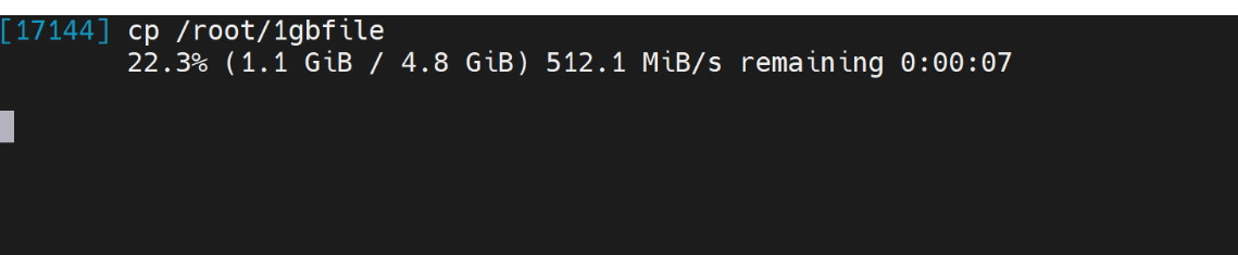 云服务器利用progress显示Linux下cp进度
