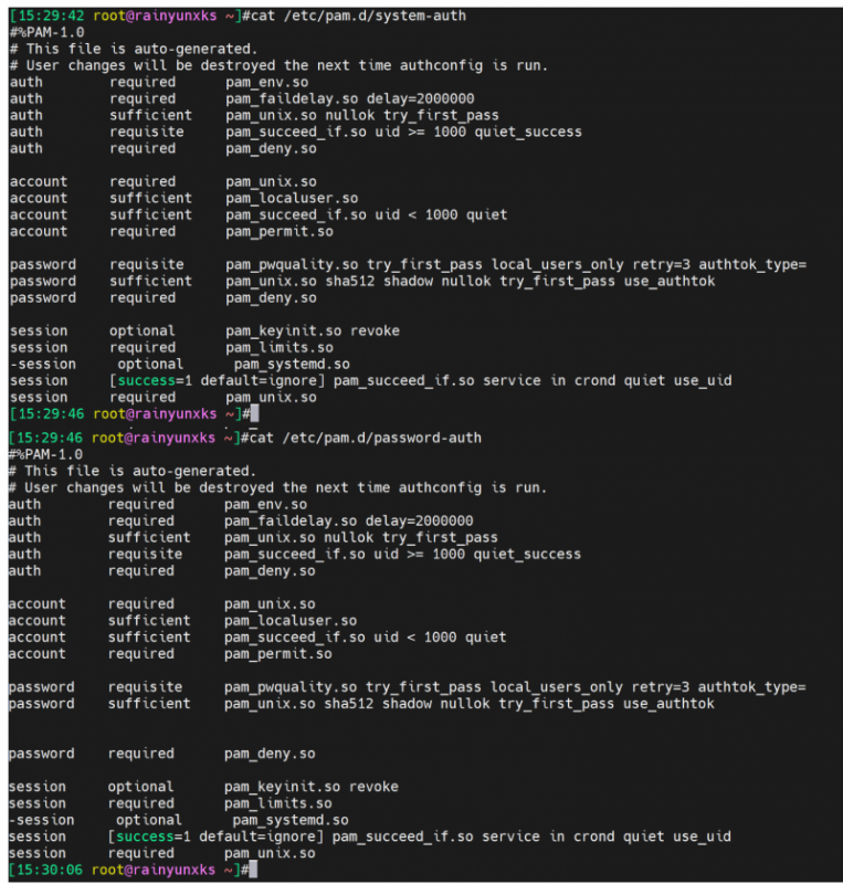 linux设置用户密码输入错误的最大次数