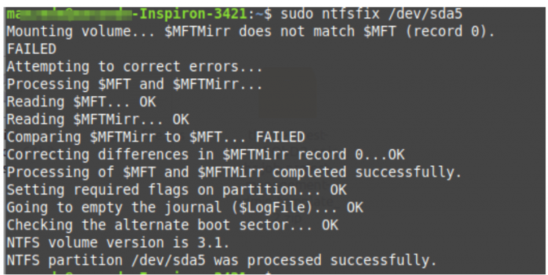 修复Linux服务器中NTFS分区挂载失败的错误？ - 小浪云数据