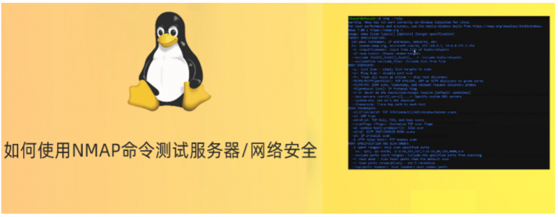 使用NMAP命令测试服务器/网络安全