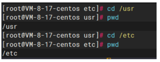 服务器Linux 中的cd命令讲解