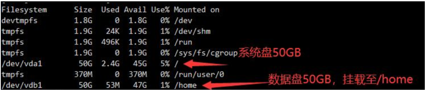 Linux云服务器数据盘扩容教程